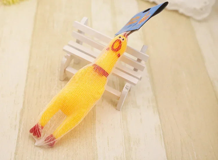 17CM Screaming Chicken Dog Toys