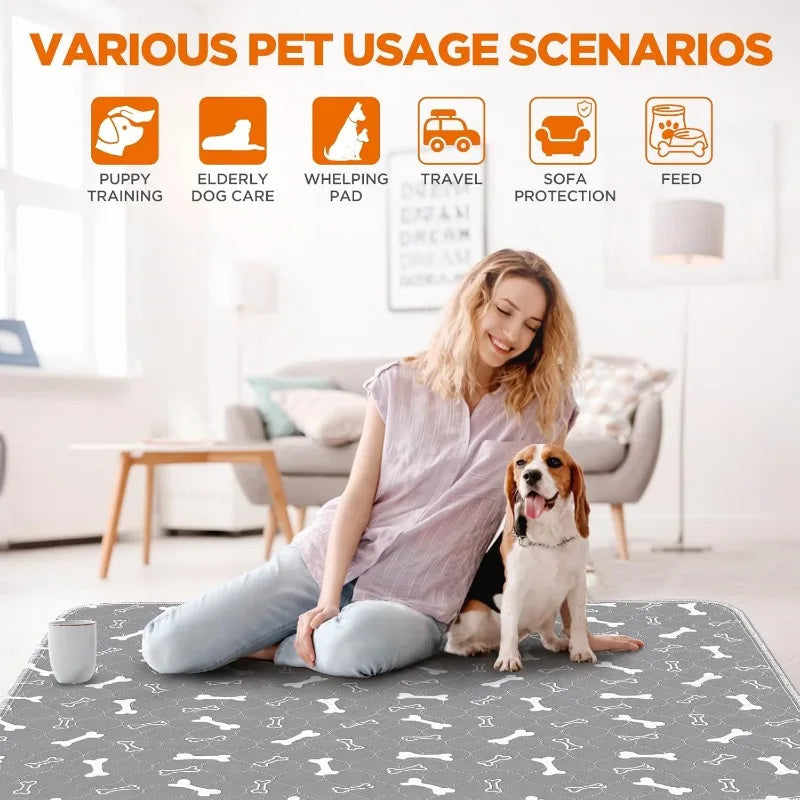 2 packs of reusable dog pads