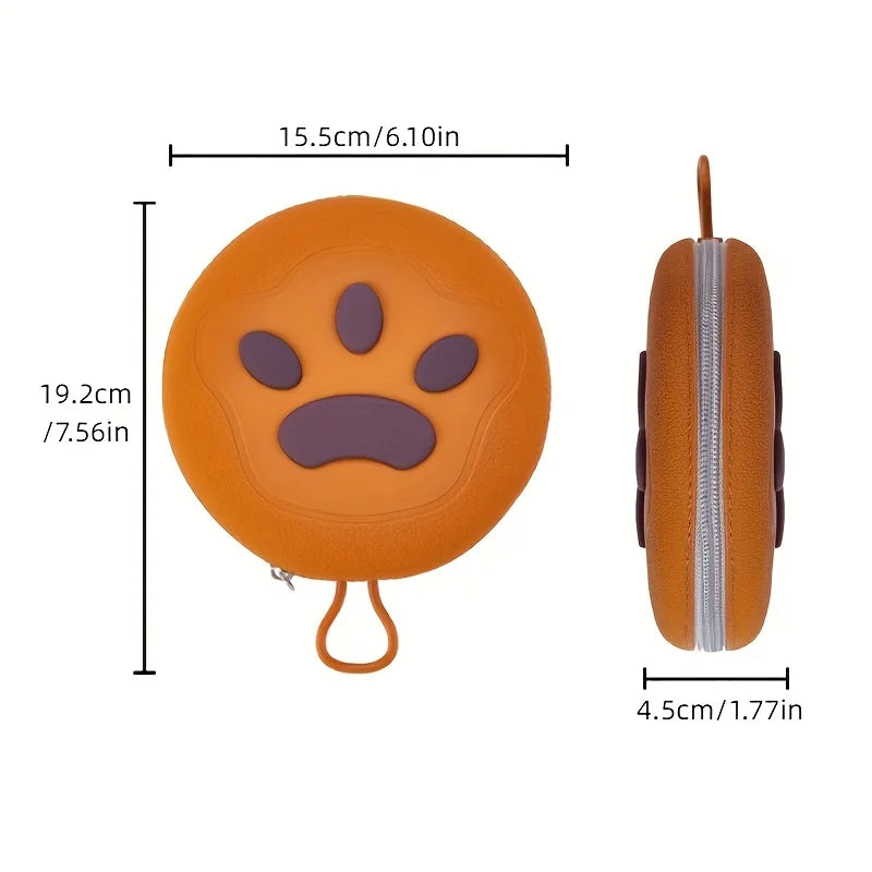 2 in 1 Foldable Silicone Dog Bowl