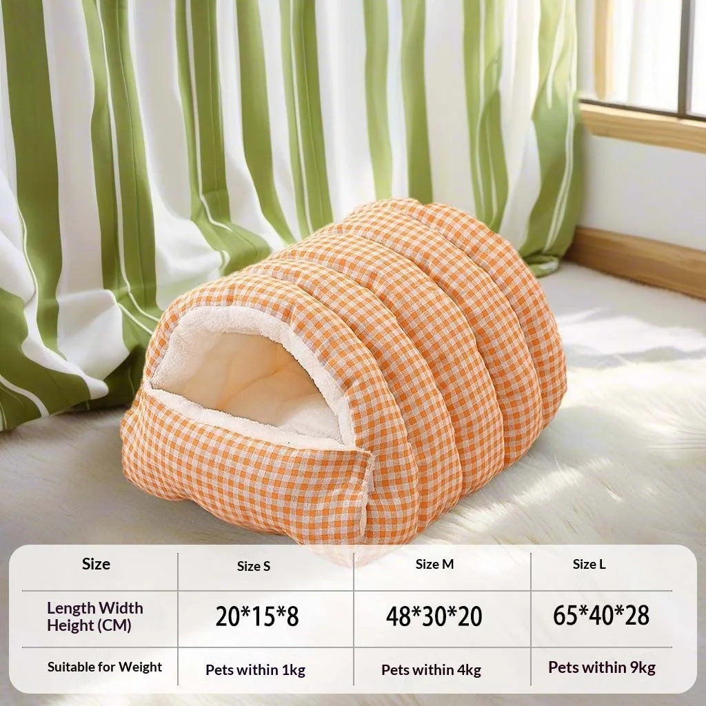 Winter Warm Cat Cave Bed