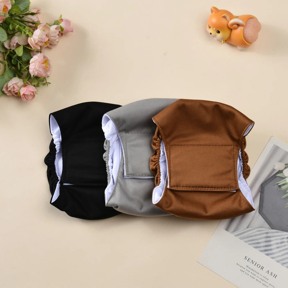 3pcs Washable Male Dog Diapers
