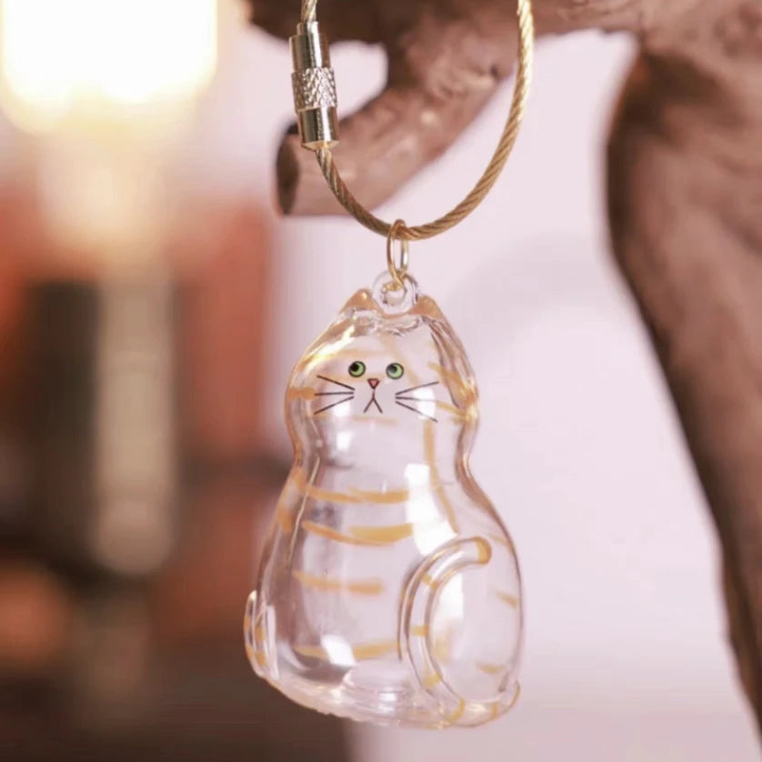 Ginger Cat Keychain Pendant