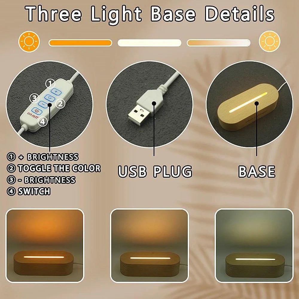 Custom Dog Paw Shaped LED Light