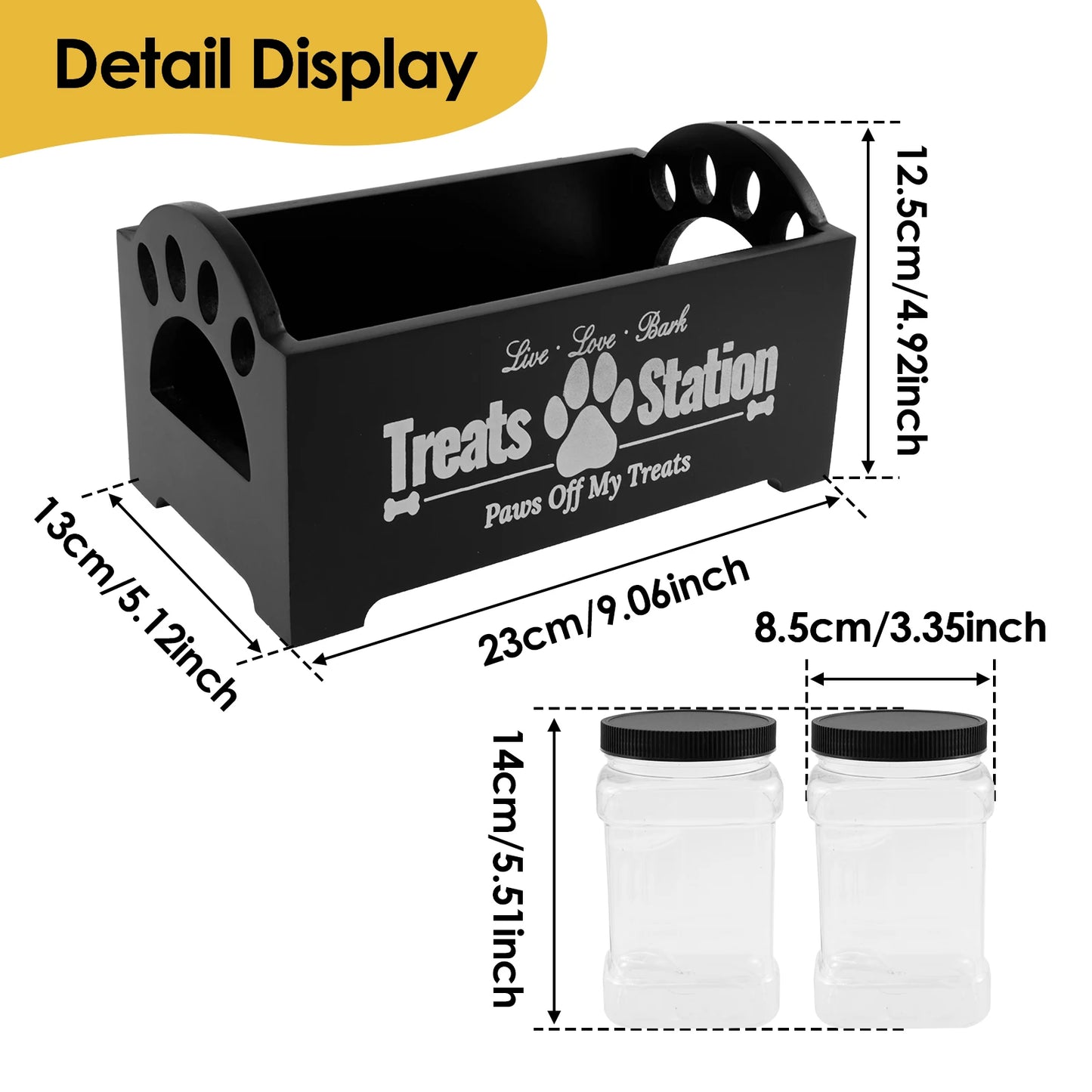 3Pcs Pet Food Storage Container