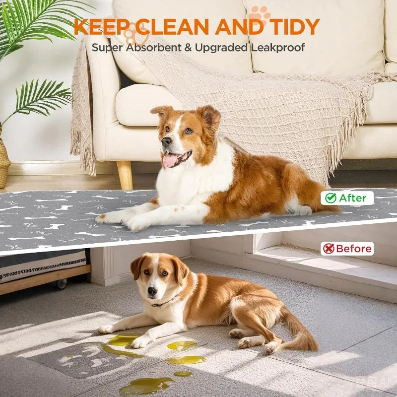 2 packs of reusable dog pads