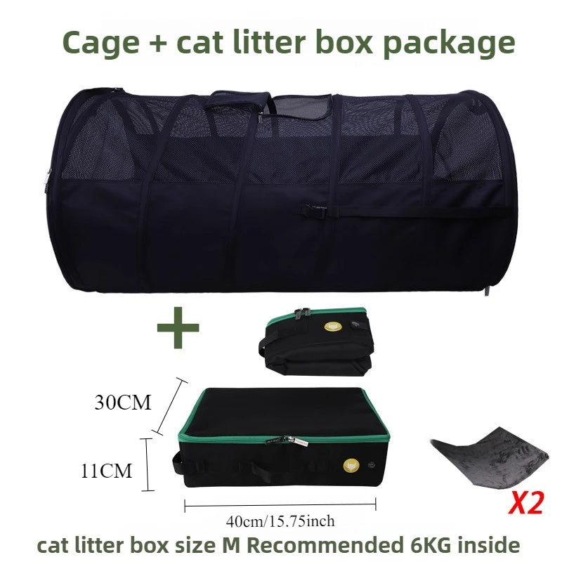 Foldable Car Mounted Dog Carriers Cage