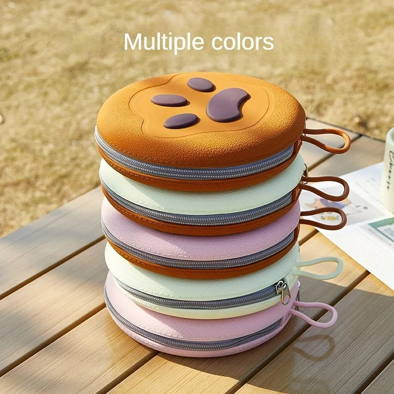 2 in 1 Foldable Silicone Dog Bowl