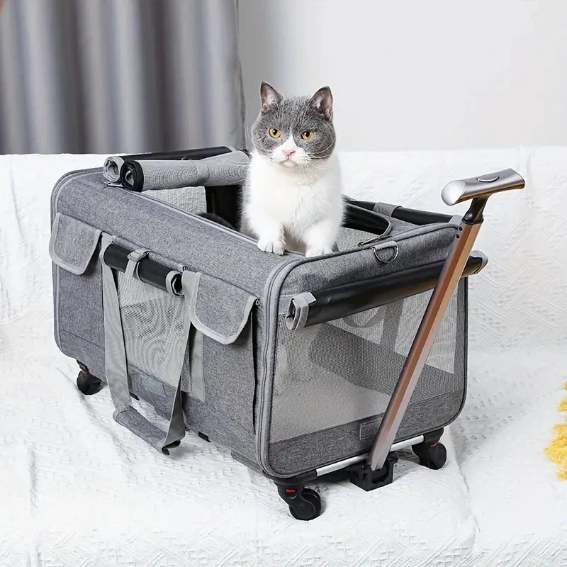 Extra Large Portable Pet Trolley Case