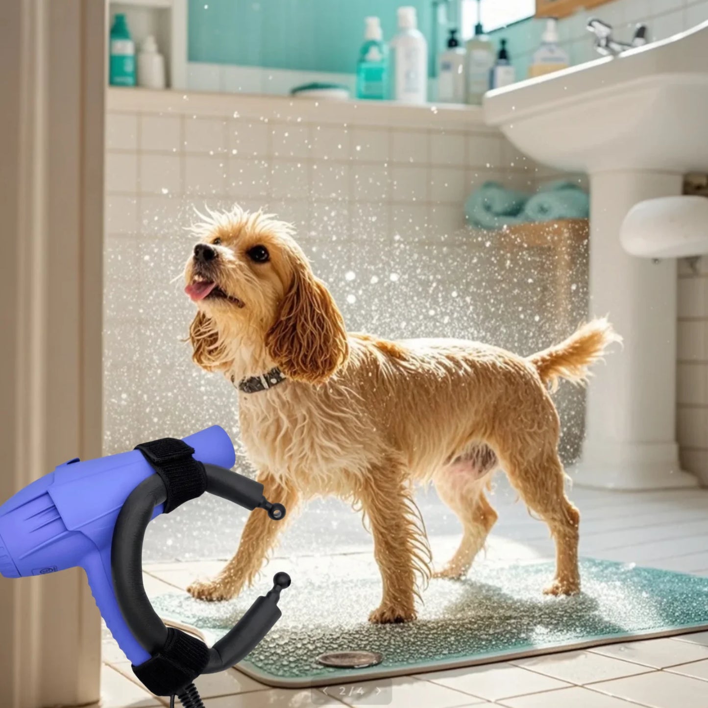 Dog Hair Dryer Hanger