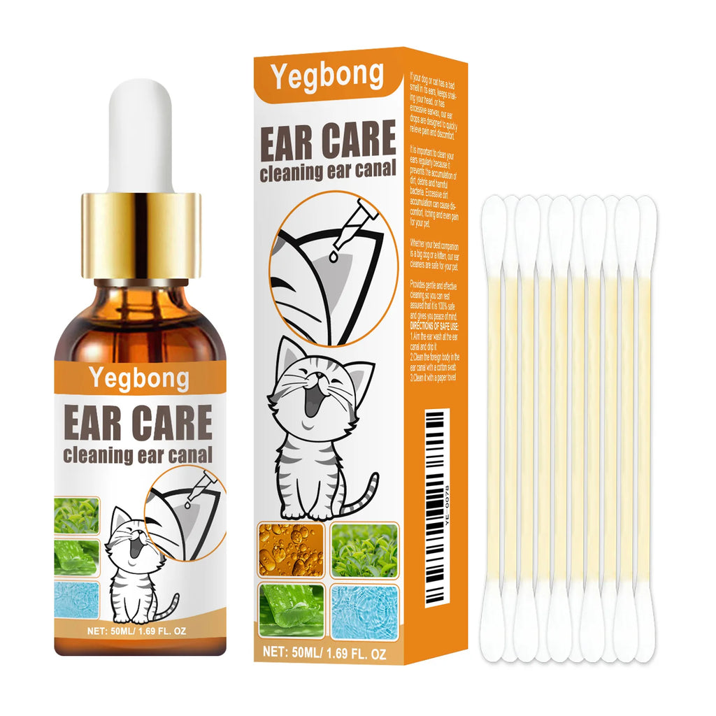 Pet Ear Mite Deodorant Ear Cleaner