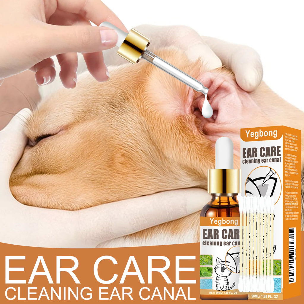 Pet Ear Mite Deodorant Ear Cleaner