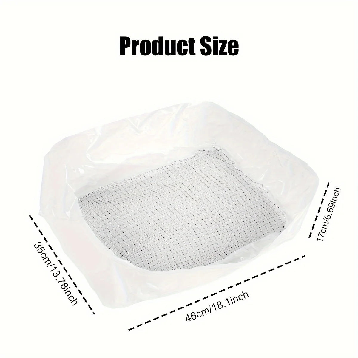 10pcs Reusable Cat Feces Filter