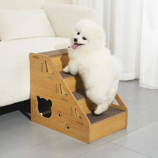 3-Tier Wooden Pet Steps
