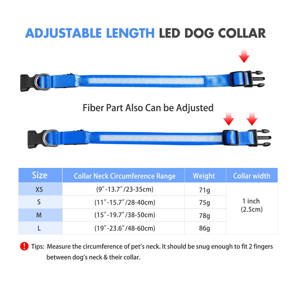 Luminous dog collar
