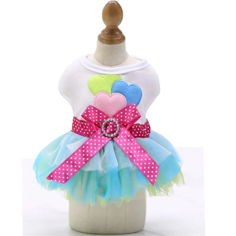 Spring Dog Lace Dress