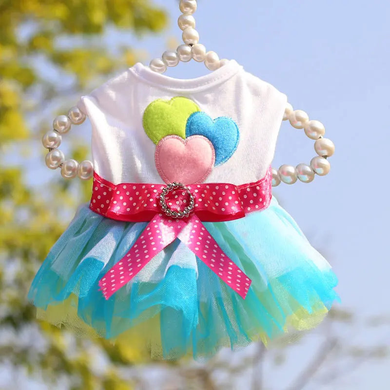 Spring Dog Lace Dress