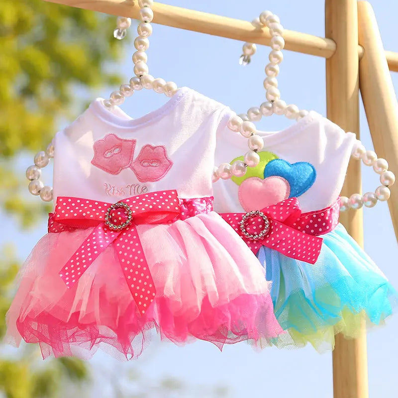 Spring Dog Lace Dress
