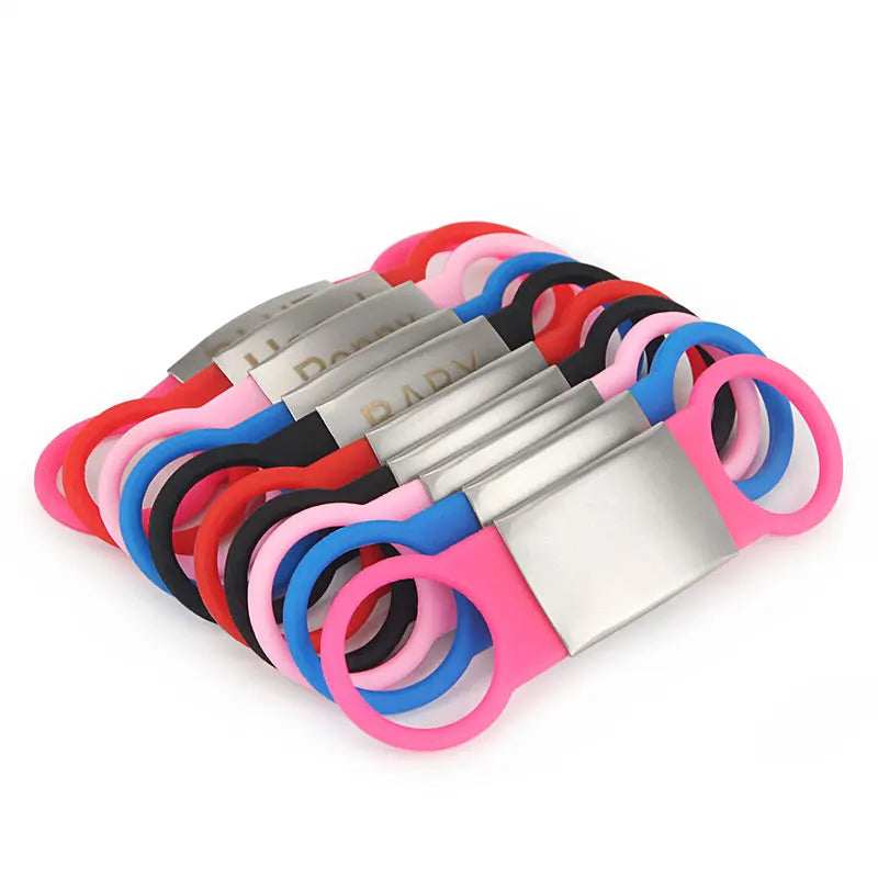 Silicone Engraved Pet ID Accessories