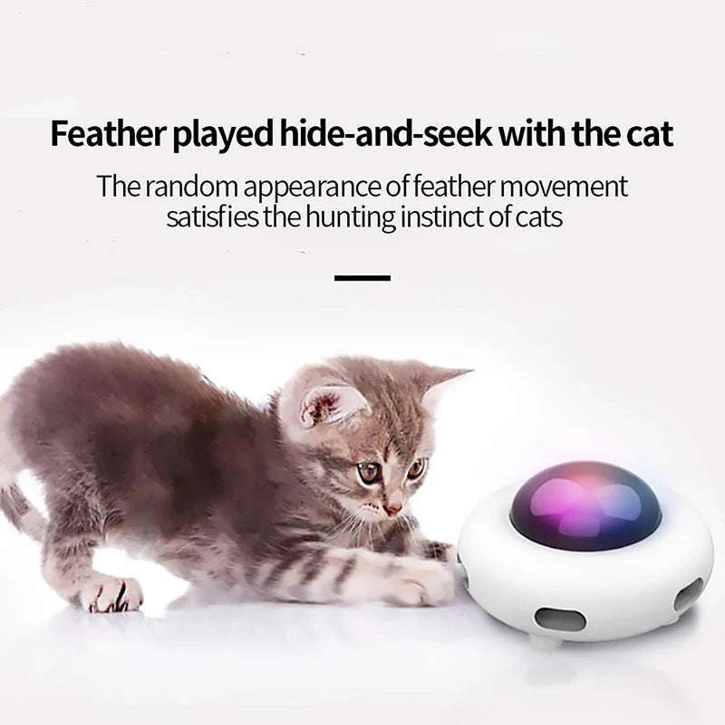 Pet Electronic UFO Smart Funny Cat Turntable Toy