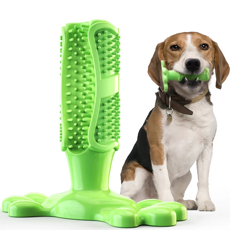 Cuttie Dog Toys for Large Dogs Toothbrush Squeak Toys for Small Dogs Puppy Squeaky Chew Toy Teeth Cleaning Supply Pet Products