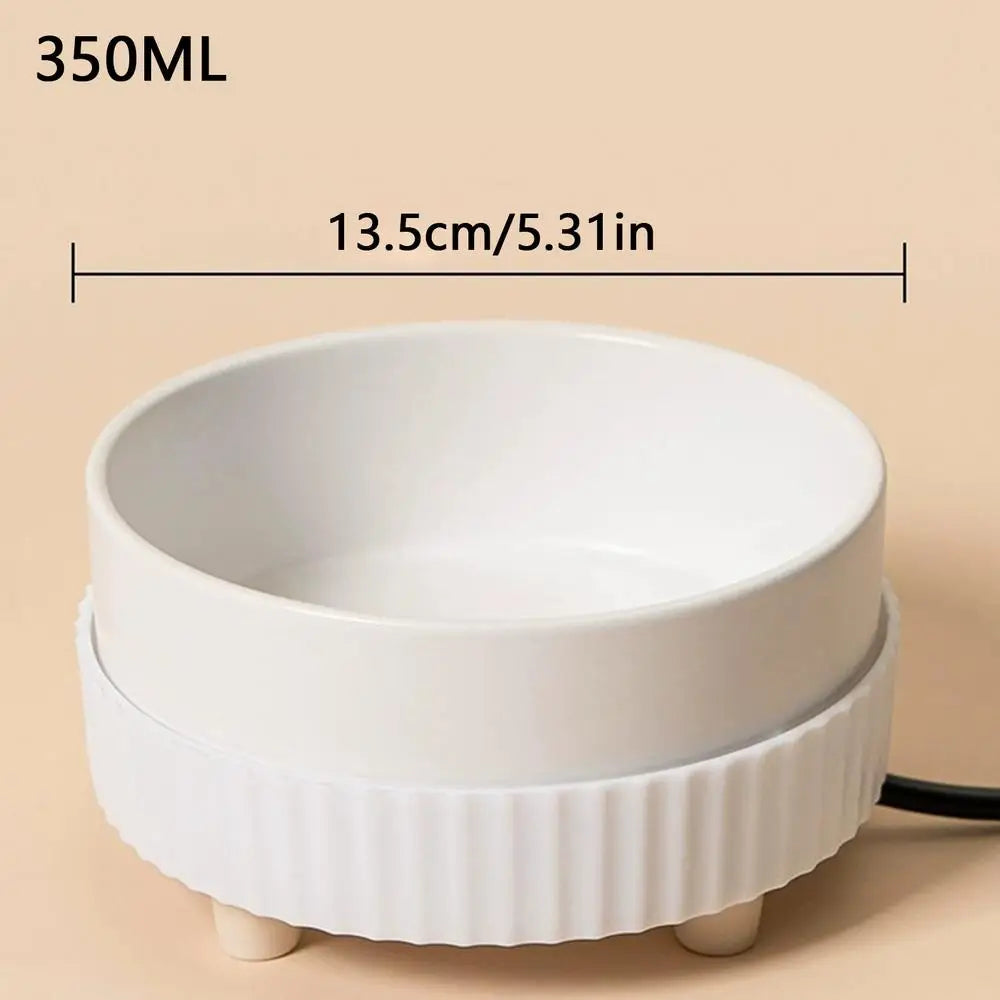 Heated Cat Bowl Rechargeable