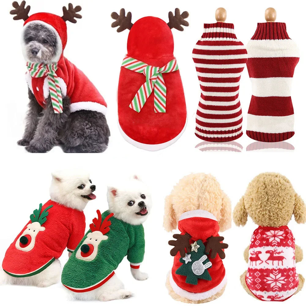 Christmas Dog Hoodies