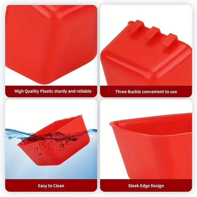 10 cage cup chicken feeding cups