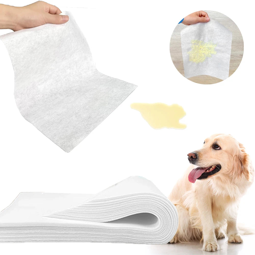 100PCS/Bag Dog Urine Absorbing Paper