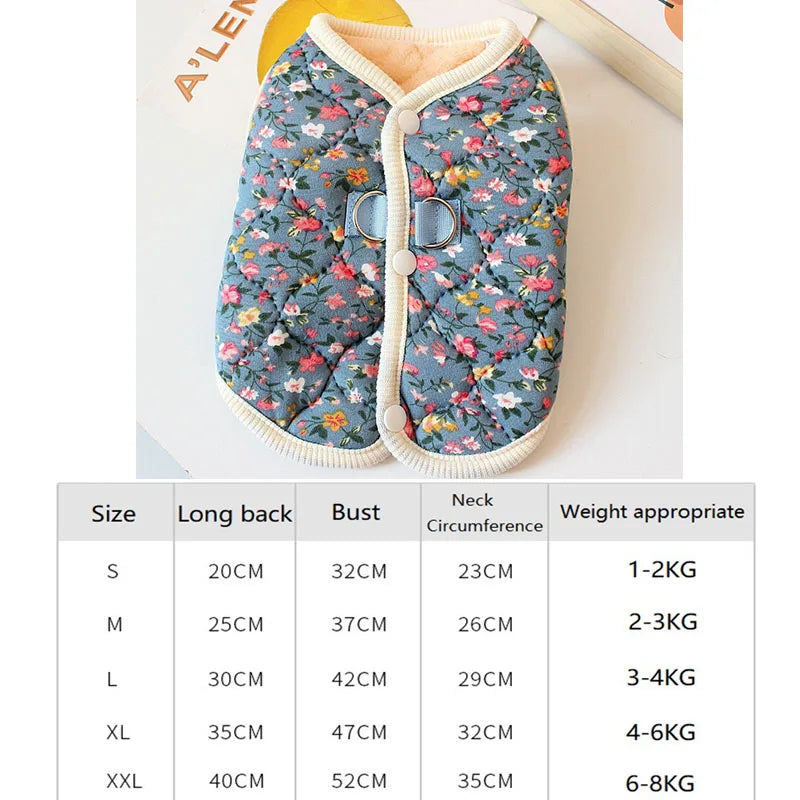 Puppy Floral Vest Pet