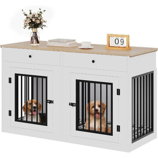60" Wooden Dog Crate