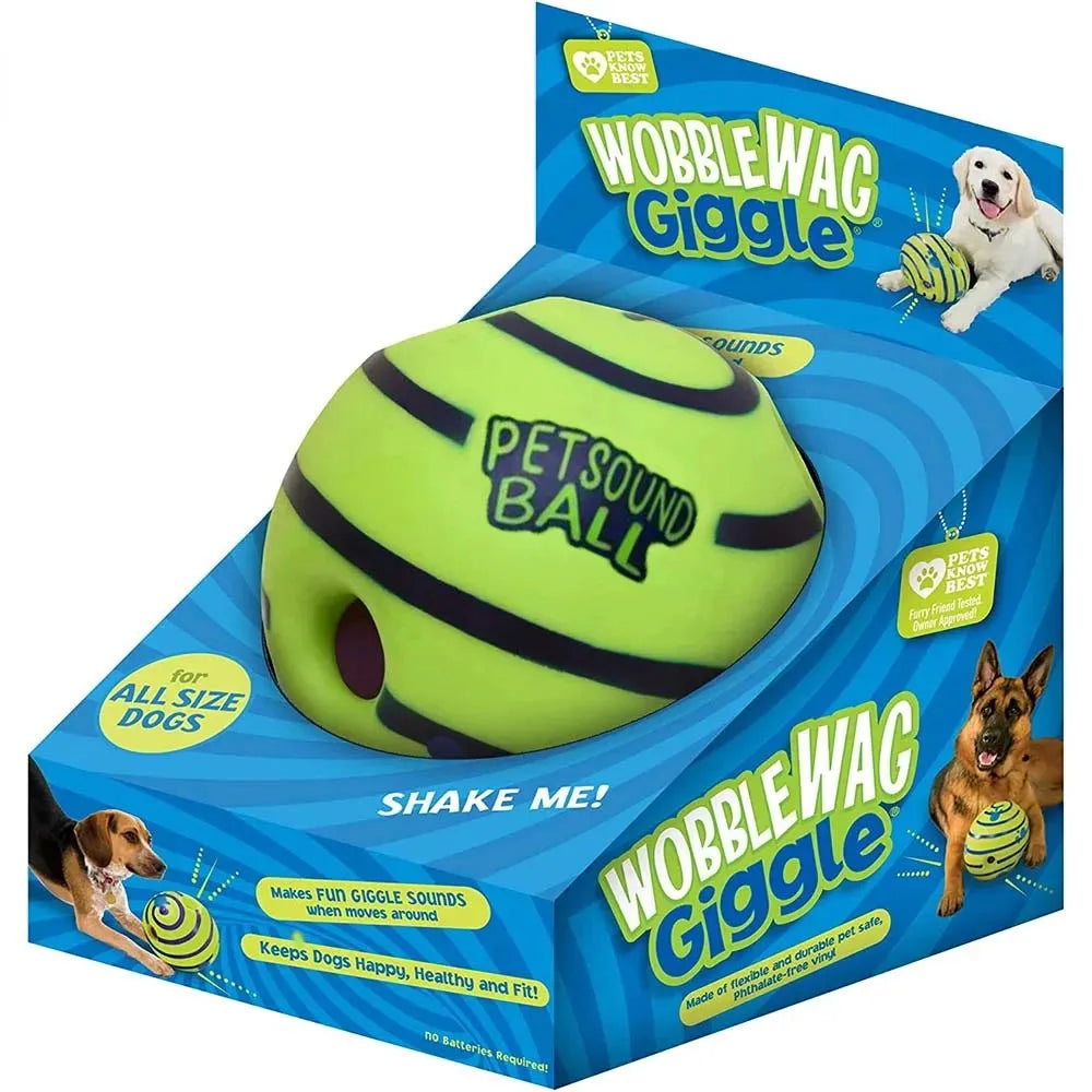 Dog Toy Wobble Wag Giggle Ball