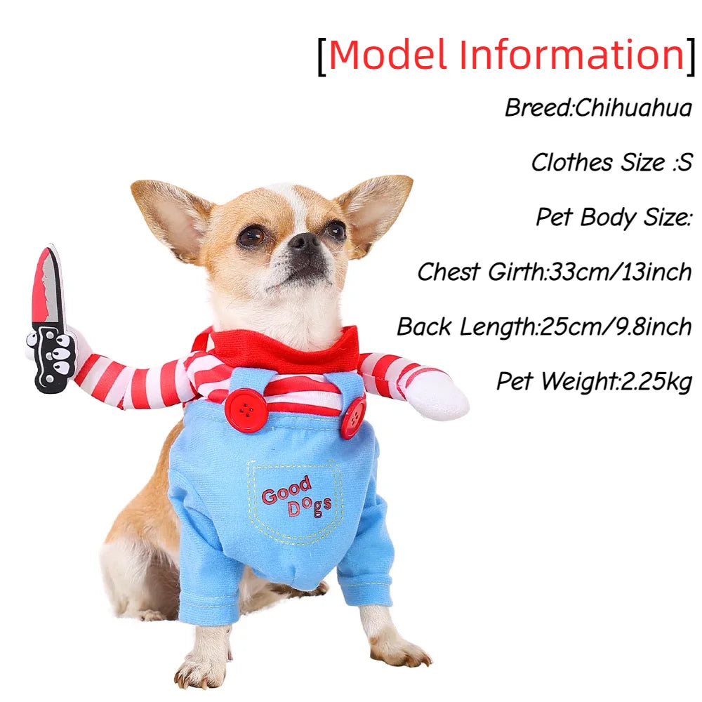 Cosplay Halloween Pet Costume For Small Medium Dogs