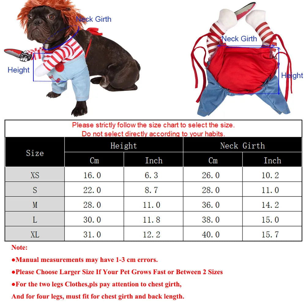 Funny Cat Clothes Halloween Cosplay Costumes