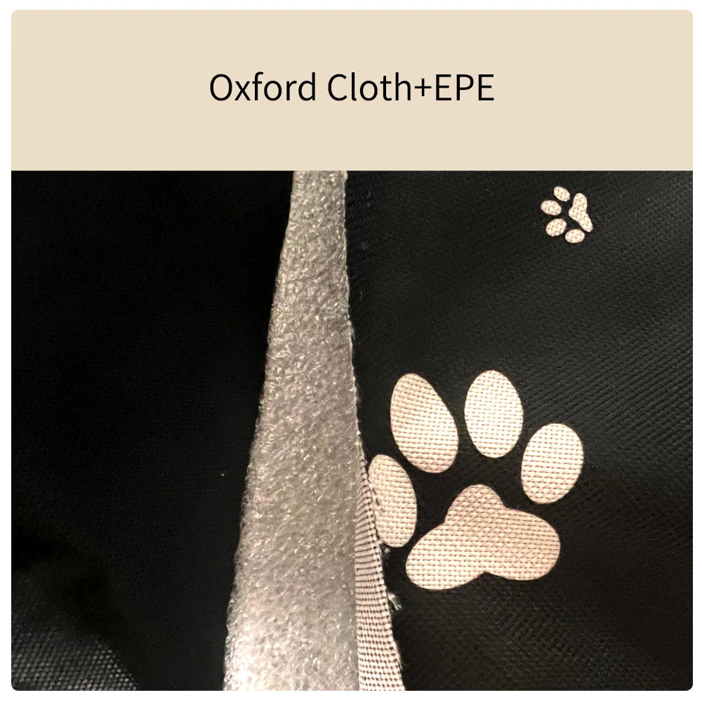Dog Car Seat with Storage Pockets