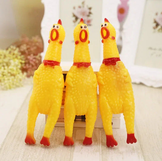 17CM Screaming Chicken Dog Toys