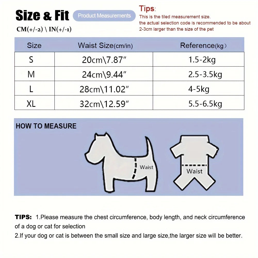 Female Dog Safety Pants Reusable