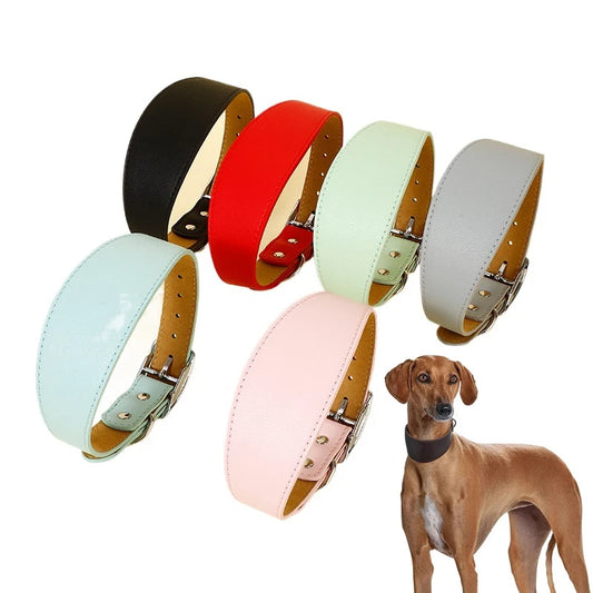 PU Pet Collar Adjustable Dog Collar