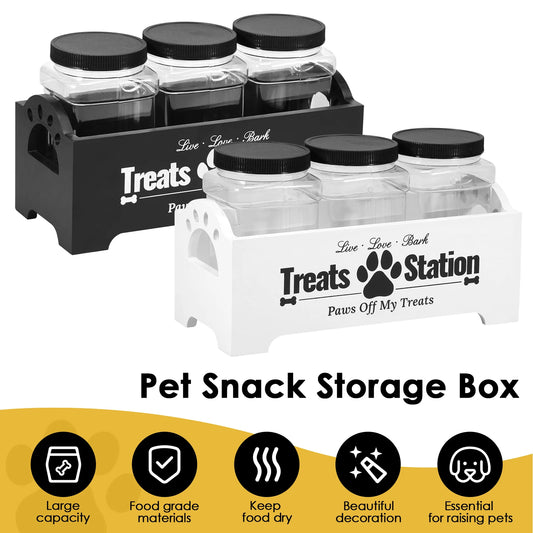 3Pcs Pet Food Storage Container