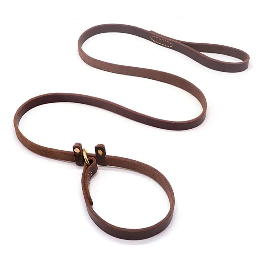 Genuine Leather Dog Leash