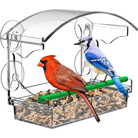 Acrylic Window Bird Feeder