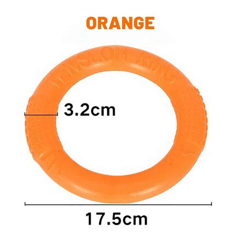 1pc Orange Dog Toys Pet Flying Disk