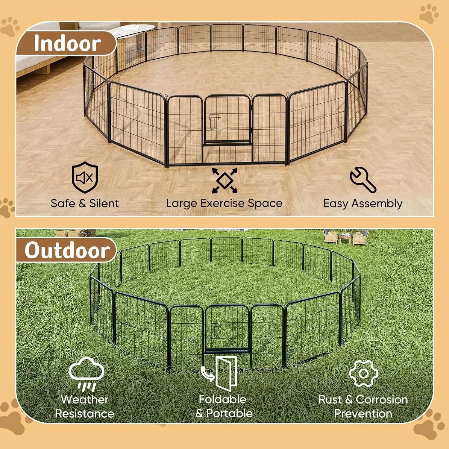 Dog Playpen Indoor or outdoor