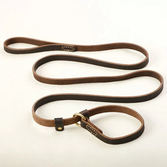 Genuine Leather Dog Leash