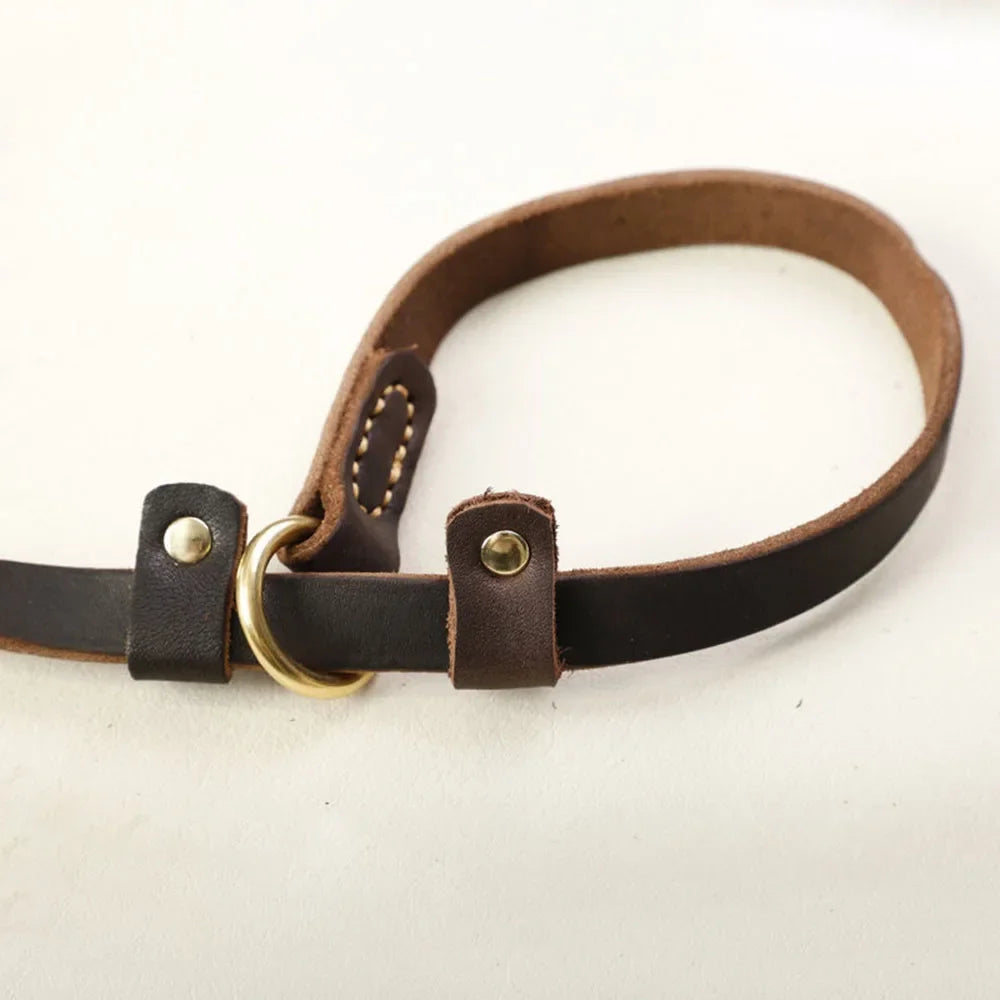 Genuine Leather Dog Leash