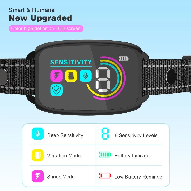 Color screen anti-barking device