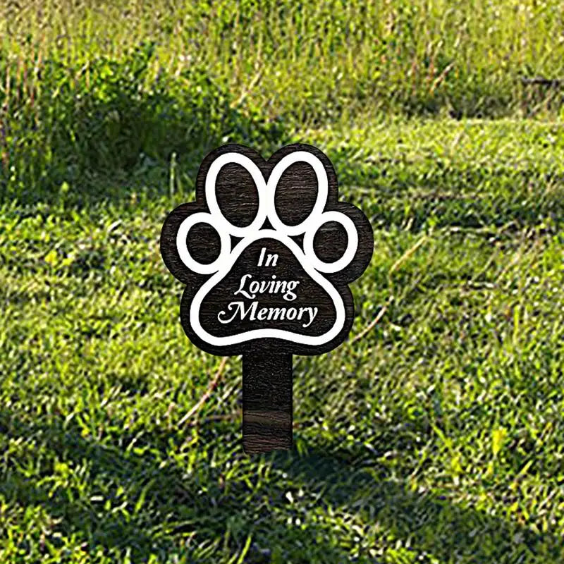 Dog Grave Marker
