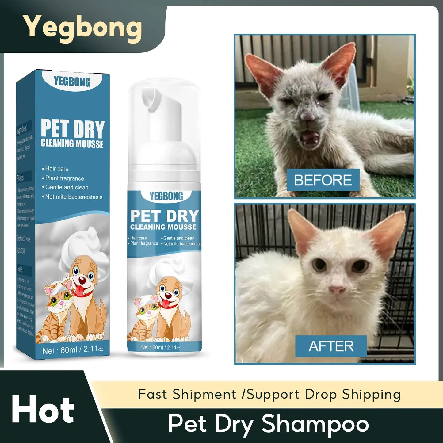 Pet Dry Shampoo