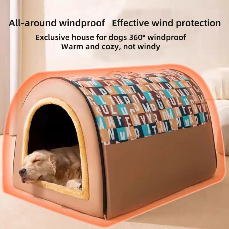 2024 New Dog Kennel Winter Warm