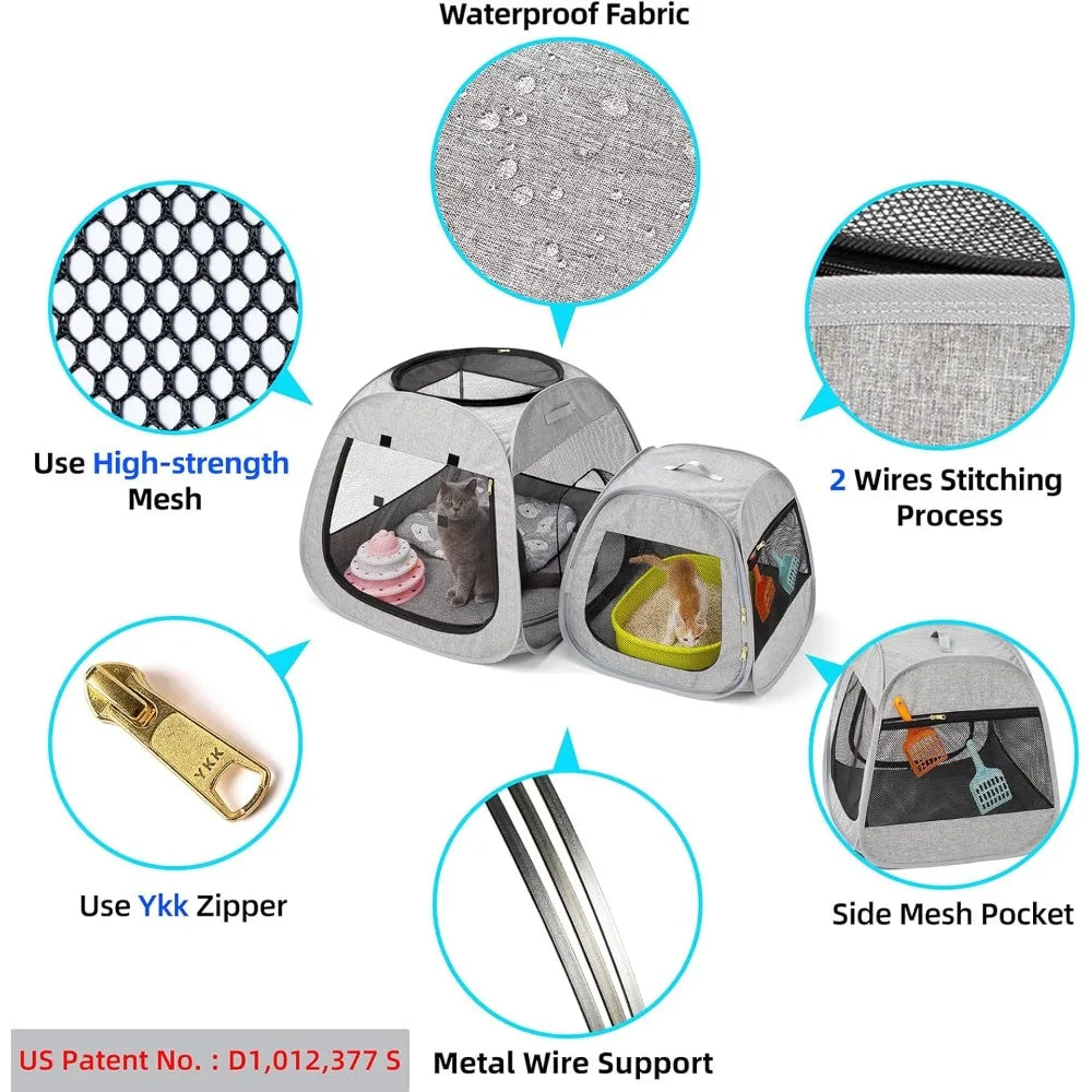 Portable Cat Playpen