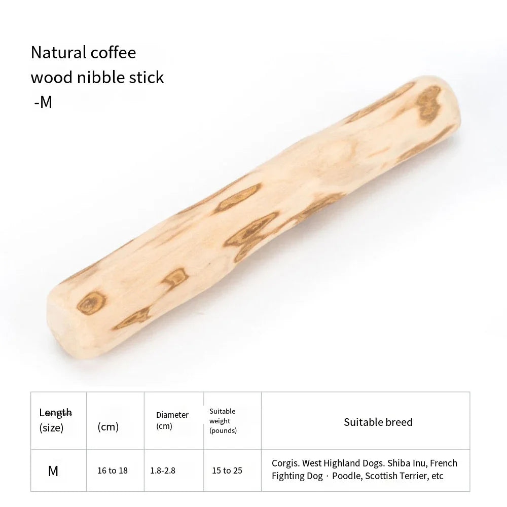 FZCSPEED Coffee Wooden Dog Chew Toy